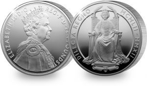 2012 uk diamond jubilee 5oz silver coin 300x176 - 2012 UK Diamond Jubilee 5oz Silver Coin