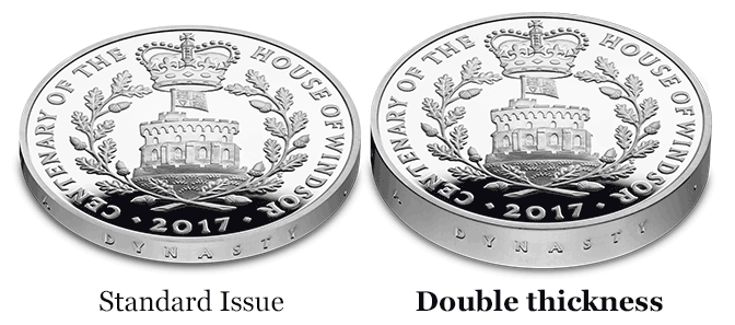 piedfort comparison image - Why Piedfort coins are a collector’s essential
