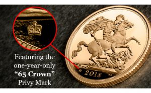 CPM UK 2018 Gold Proof Sovereign 65 privy mark 300x185 - CPM UK 2018 Gold Proof Sovereign 65 privy mark