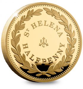Why these 9 gold coins tell a story that changed the world… EIC 2019 Empire Collection St Helena Halfpenny 280x300 - Why these 9 gold coins tell a story that changed the world…