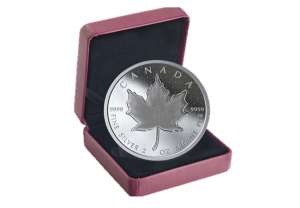 Pulsating Maple Leaf Silver Coin Box 300x208 - Pulsating-Maple-Leaf-Silver-Coin-Box