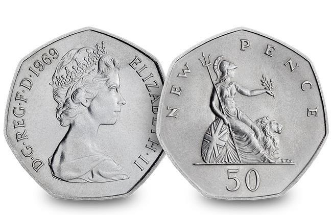 The denomination not seen on a UK coin for almost 40 years 50th anniversary of the 50p coin 1969 blog 1 - The denomination not seen on a UK coin for almost 40 years