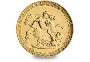 cpm uk 1817 gold proof sovereign reverse first modern sov rev 300x208 - cpm-uk-1817-gold-proof-sovereign-reverse-first-modern-sov-rev