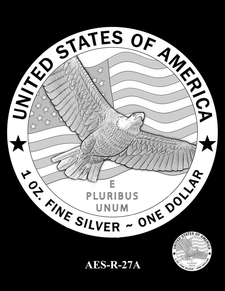 Silver US Eagle Proposed Design 3 791x1024 - World’s best-selling coin to be redesigned for the first time in 2021