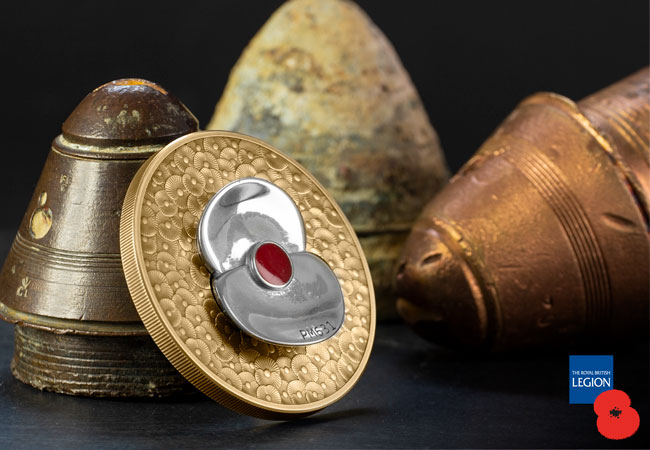 From a Defence Icon to a Numismatic Masterpiece 2020 RBL Master Piece Poppy reverse lifestyle 3 - From a Defence Icon to a Numismatic Masterpiece