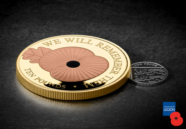 2020 RBL Proof Gold Poppy 5oz Coin - Breaking News: The Official 2020 Remembrance Poppy Coins are here!