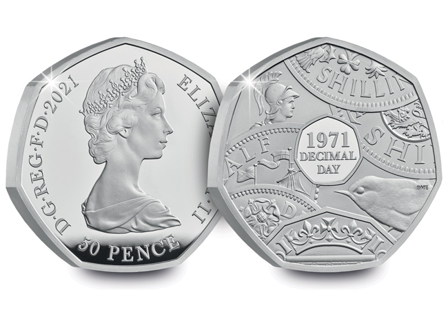 decimal day 50p coin uk 2021 silver proof - Unveiled today: The UK’s 2021 coin designs