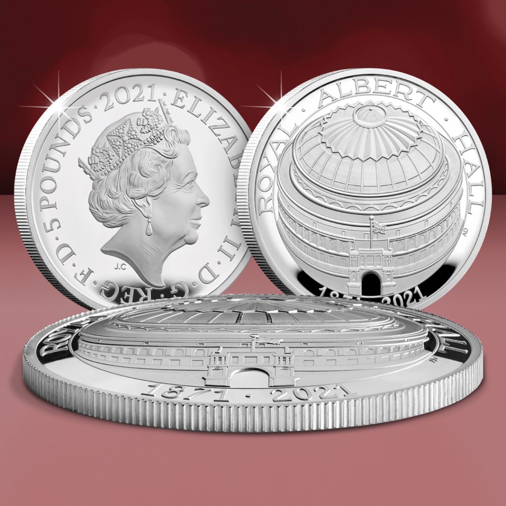 Dissecting a Design: Everything you need to know about the UK’s FIRST EVER Domed £5 Coin AT Royal Albert Hall Domed Coin Social 1024x1024 - Dissecting a Design: Everything you need to know about the UK’s FIRST EVER Domed £5 Coin