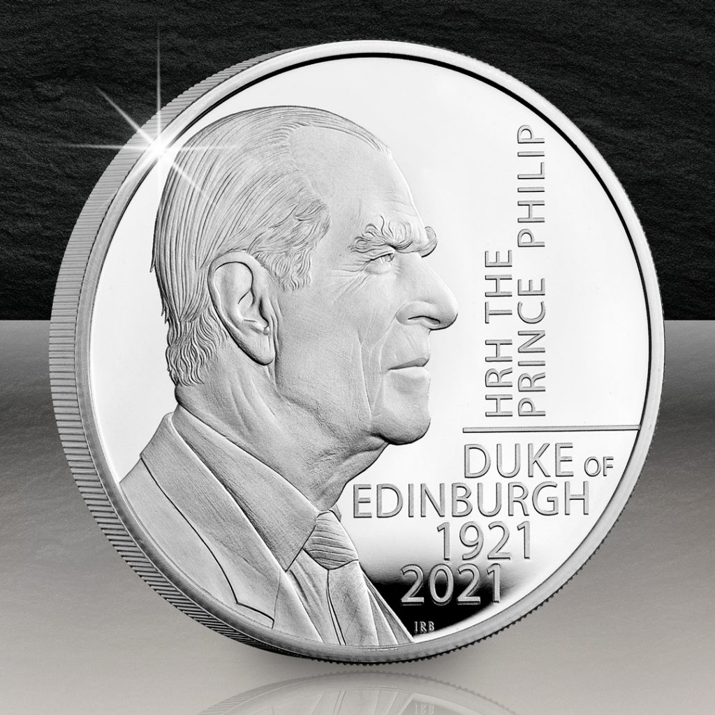 AT Prince Philip Memorial 5 Pound Coin Images All 23 1024x1024 - How Prince Philip designed his own memorial coin