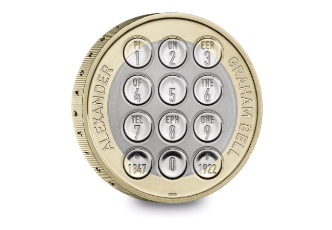 Unveiled today: UK’s 2022 coin designs UK 2022 Annual Coin Set Design Reveal Alexander Graham Bell 2 Pound - Unveiled today: UK’s 2022 coin designs