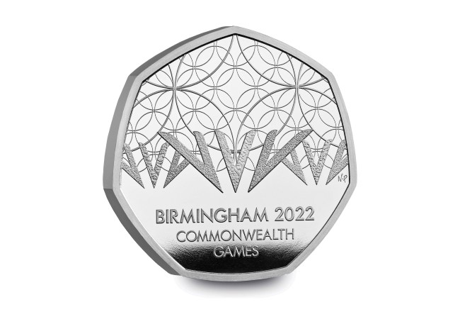 UK 2022 Annual Coin Set Design Reveal Birmingham Commonweatlh Games 50p - Unveiled today: UK’s 2022 coin designs