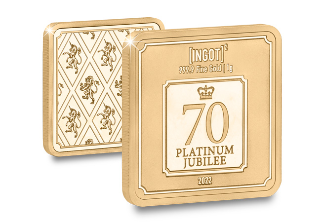2022 Ingot2 70 platinum jubilee 1g Gold Ingot Both Sides - My top 5 Platinum Jubilee recommendations