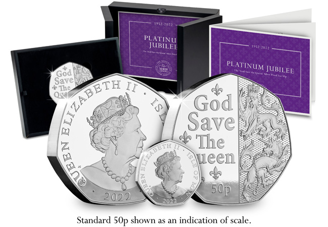 Platinum Jubilee 5oz Silver Proof 50p God Save the Queen - My top 5 Platinum Jubilee recommendations