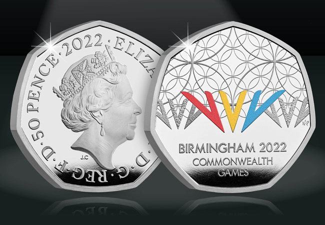 Commonwealth Games 50p Silver Proof - The Sovereign everyone mistakenly thinks is a mistake