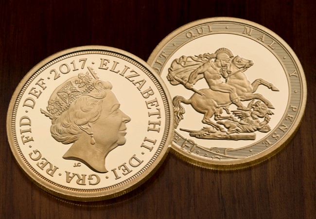 2017 Sovereign Obverse and Reverse on wooden surface - Why Sovereign launch day is marked on every collector’s calendar