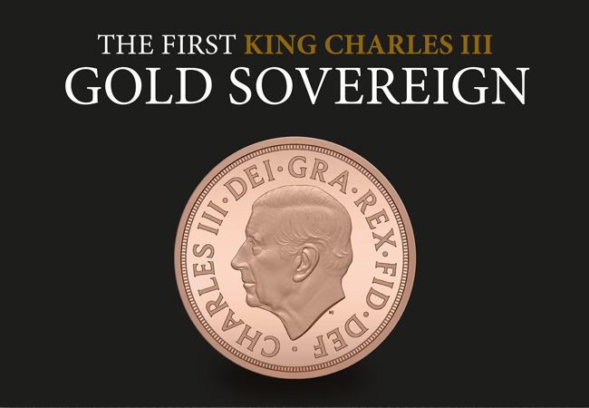 King Charles III Gold Sovereign Teaser Obverse - BREAKING: First UK Sovereign featuring King Charles III announced