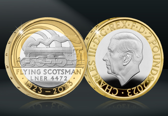 UK 2023 Silver Proof Annual Coin Set Product Images Flying Scotsman 2 Obverse Reverse - Starting the New Year off with a SELL OUT – UK 2023 Annual Coin Sets JUST launched