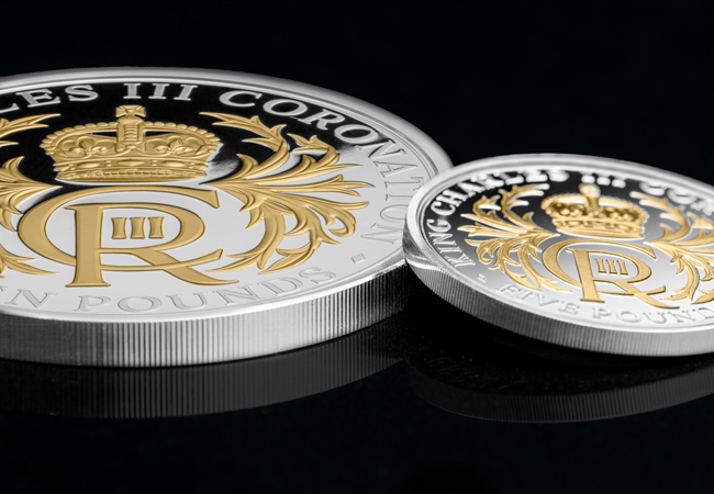 Coronation Silver 5oz Comparison image 01 - A Royal Celebration like no other and a coin range to match