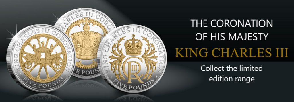 King Charles III Coronation 5 Pound Coin Range Homepage Banner 1024x356 - A Royal Celebration like no other and a coin range to match