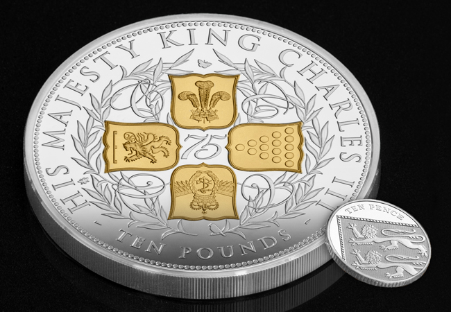 The Majesty of Milestones: King Charles III's 75th Birthday CPM KCIII 75th Birthday Silver 5oz Comparison image - The Majesty of Milestones: King Charles III's 75th Birthday