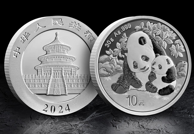 CPM Chinese Panda OBV REV - Quick Guide: Silver Flagship Coins of the World, including the Silver Britannia