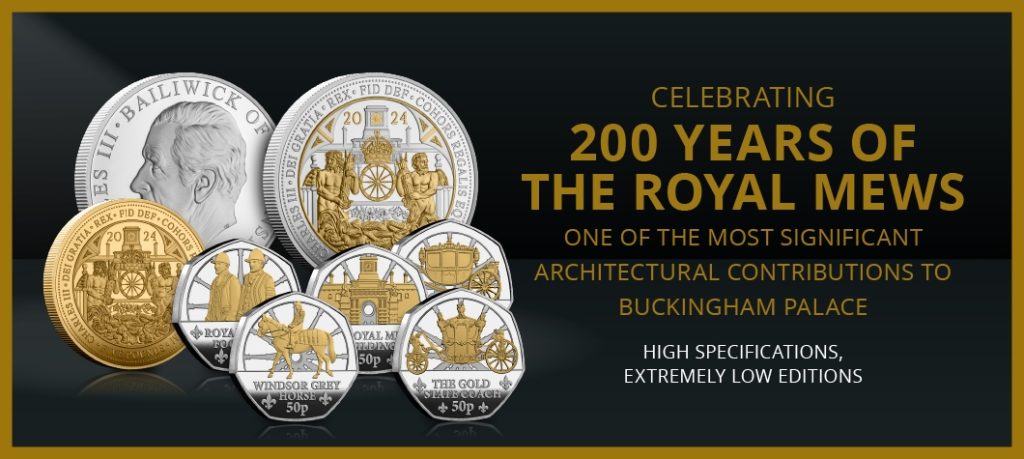 Royal Mews Coins Banners  DY  1 1024x459 - August: Collectors&rsquo; Round-Up: New Coins and Collectibles to Treasure